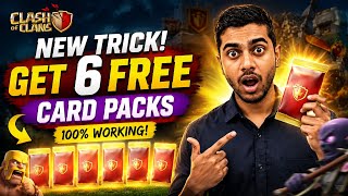 😱 Get 6 FREE Card Packs in Clash of Clans! | NEW Working Trick 🔥 screenshot 2