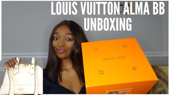 Louis Vuitton Hot Stamping Unboxing  Alma BB Clochette Key Bell 