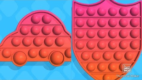 Pop it fidget 3D Gameplay ! Very relaxing and satisfying gameplay