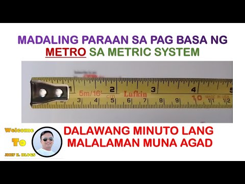 Video: Ano ang metric units ng haba?