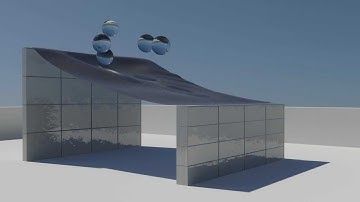 3ds max MassFx cloth simulation