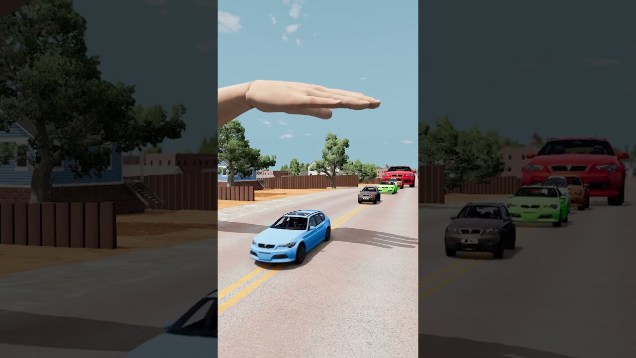 Small To Giant Colors Cars Vs Slap 