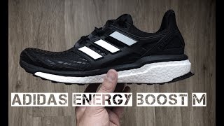 Adidas Energy Boost M 'Core Black/Footwear White' | UNBOXING & ON FEET | running shoes | 2017 | HD