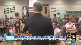 Schools struggling to fill Superintendent jobs