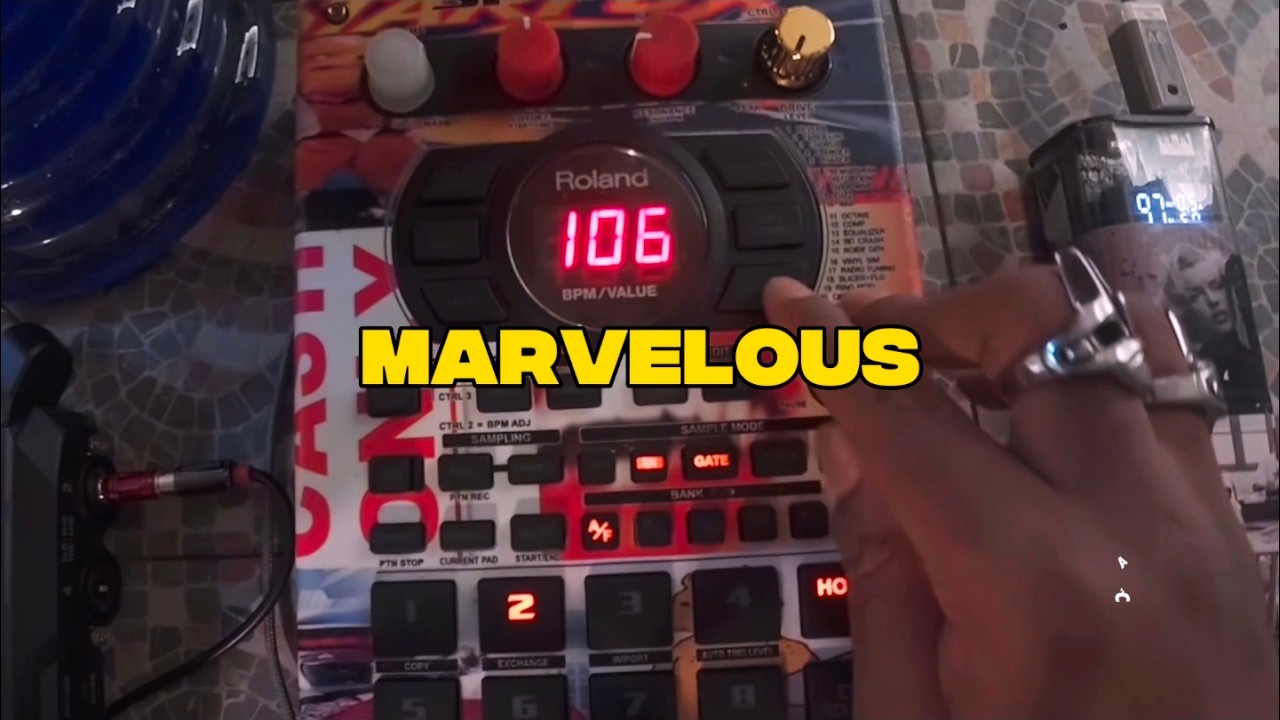 SP404 LIVE-SET BEATS BY YAC MARVELOUS #sounddesign #4k #samples #sp404 #drums #chops