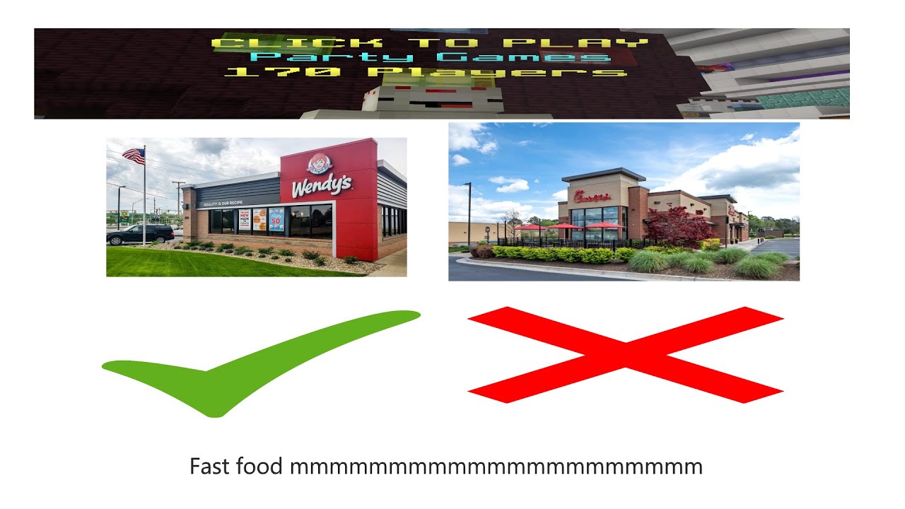 My thoughts on fast food | | Minecraft