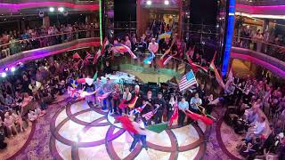 Royal Caribbean International Crew Flag Parade (Rhapsody 2018)