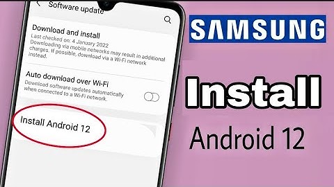 How to Update Android 12 on Any Samsung Phone | Samsung Android 12 UI 4.0