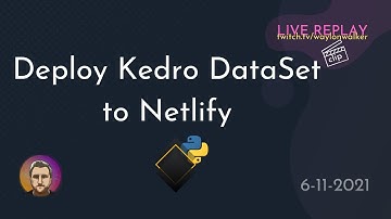 Deploying a kedro dataset to netlify