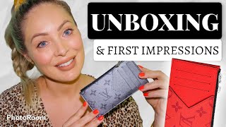 LOUIS VUITTON 2023 UNBOXING YELLOW ROMY CARD CASE*** 