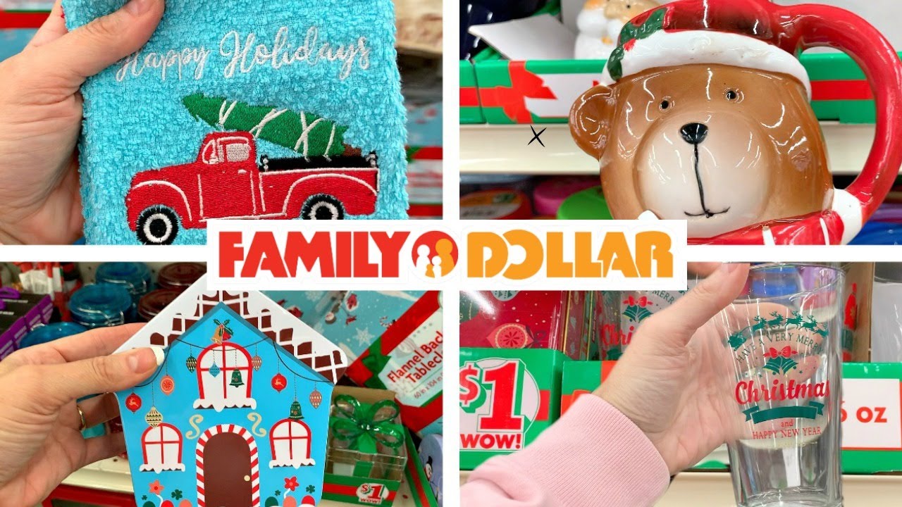 FAMILY DOLLAR SHOPPING!!!🎄1 to 5 CHRISTMAS DECOR!!! YouTube