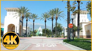 Driving Tour of Town center square, Rancho Cucamonga -2 [4K]