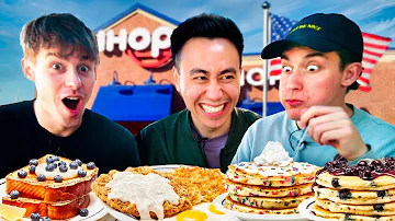 Brits try IHOP for the first time!