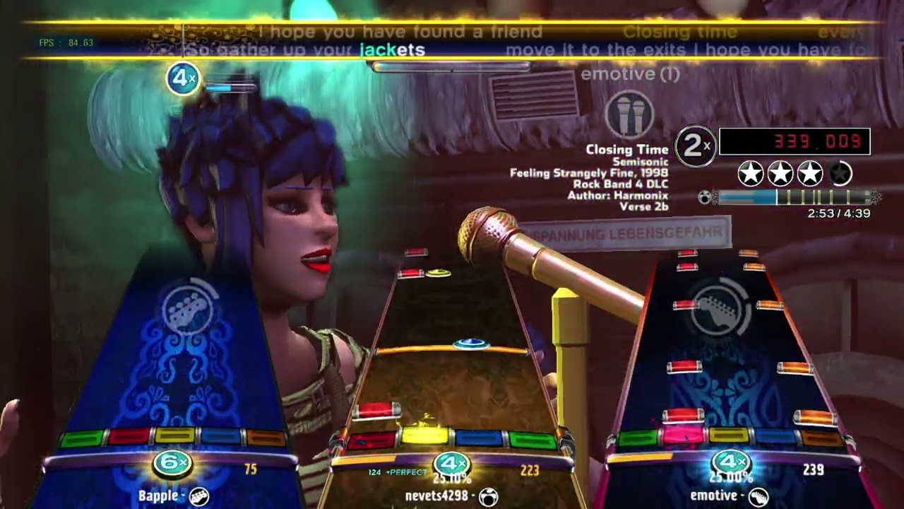 [FB] Closing Time (1998) by Semisonic - Pro Drum Gold Rock Band 3 Deluxe RPCS3