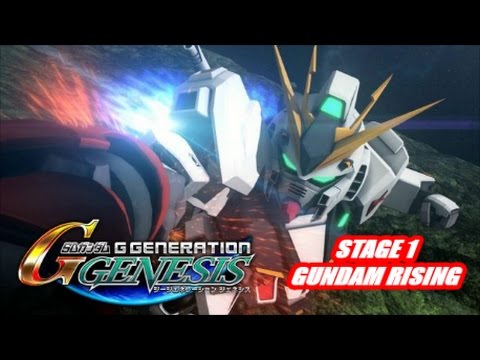 SD GUNDAM G GENERATION GENESIS (PS4) GAMEPLAY STAGE 1 GUNDAM RISING