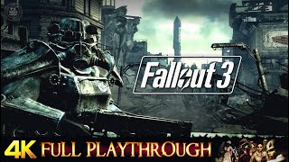 FALLOUT 3 | FULL 2024 Gameplay Walkthrough No Commentary 4K 60FPS PC [MODDED]