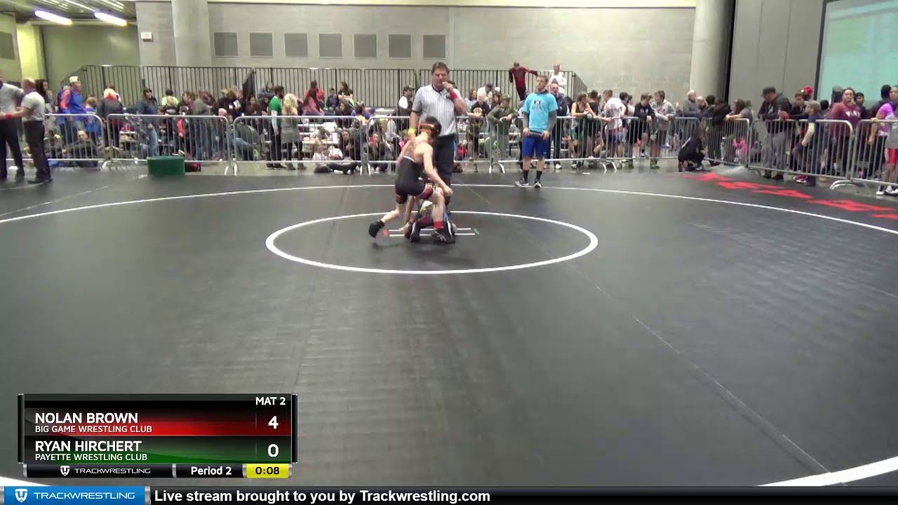 Novice 58 Ryan Hirchert Payette Wrestling Club Vs Nolan Brown Big Game  Wrestling Club