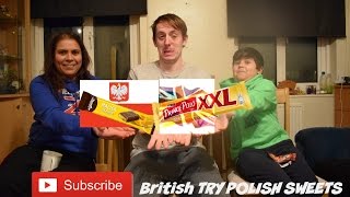 British trying polish candy
