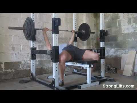 How To Bench Press: StrongLifts Shows Proper Bench Form
