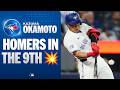 Kazuma Okamoto launches his 18th home run of the season for the Blue Jays 🇨🇦