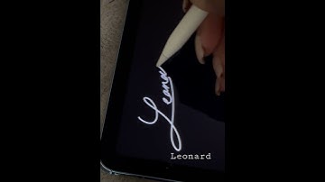Signature Style “Leonard”🖊️Comment your name! Subscribe the channel!