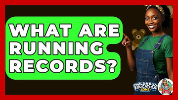 What Are Running Records? - Childhood Education Zone