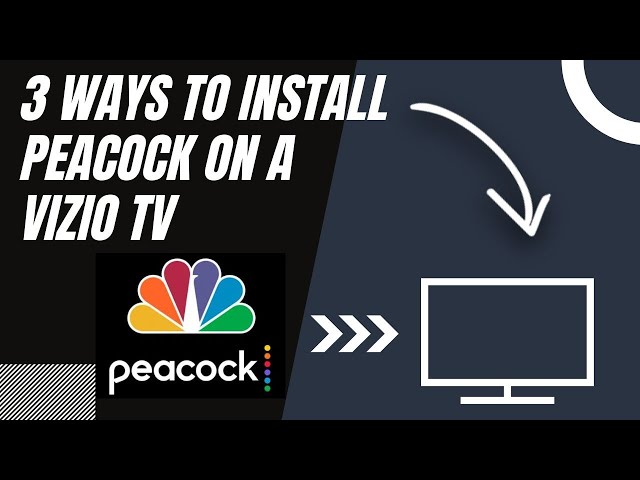 How Do I Put Peacock on My Vizio Smart Tv  