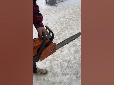 Бензопила зимани cs180 - YouTube