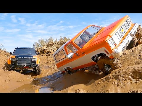 110 Scale Traxxas TRX4 Land Rover Defender RC4WD Chevy Blazer MUD Off Road Trail 4X4 RC Car