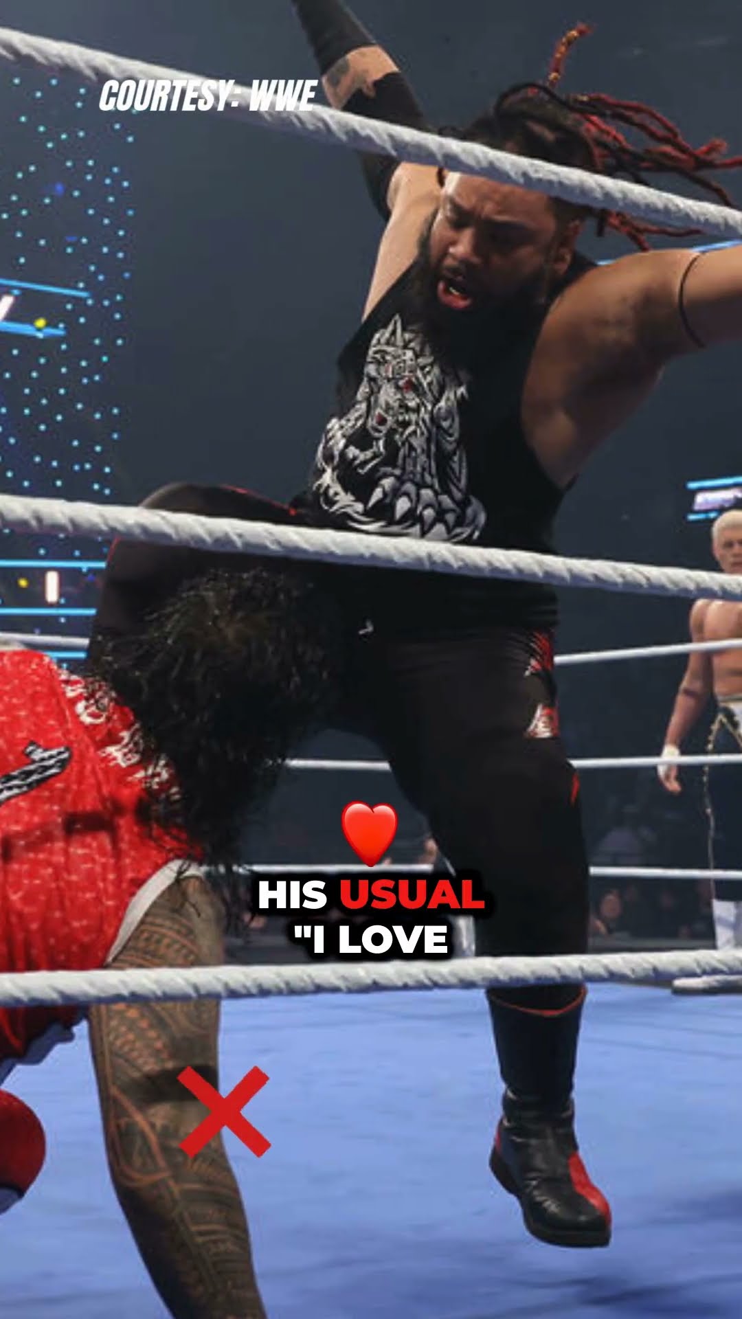 Jacob Fatu hints at betrayal on SmackDown. Will he turn on Solo Sikoa #JacobFatu #SoloSikoa #shorts