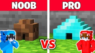 NOOB vs PRO: EN KÜÇÜK EV YAPI KAPIŞMASI - Minecraft