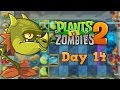 Plants vs Zombies 2 Far Future Day 14 Walkthrough
