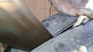 Cara Belah Ban mobil Untuk Pot Bunga