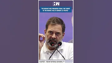 Shorts Rahul Gandhi Reacts To Union Budget 2025 26 Nirmala Sitharaman Income Tax Congress 