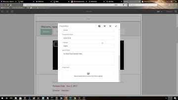 An Adobe Experience Manager Touch UI dialog