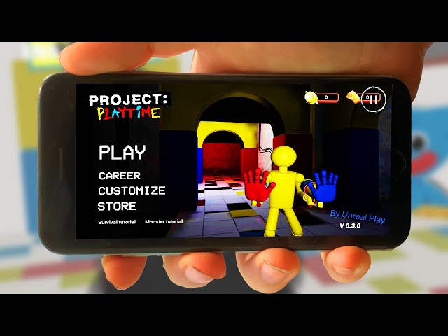 Project Playtime MOBILE - REAL MAIN MENU LEAKED - Project: Playtime For  Android 