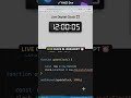 Live Clock in JavaScript ⏰ | Build a Real-Time Clock Using JS (Beginner Tutorial)