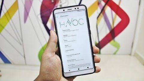 Official Havoc OS For Redmi Note 5 Pro!
