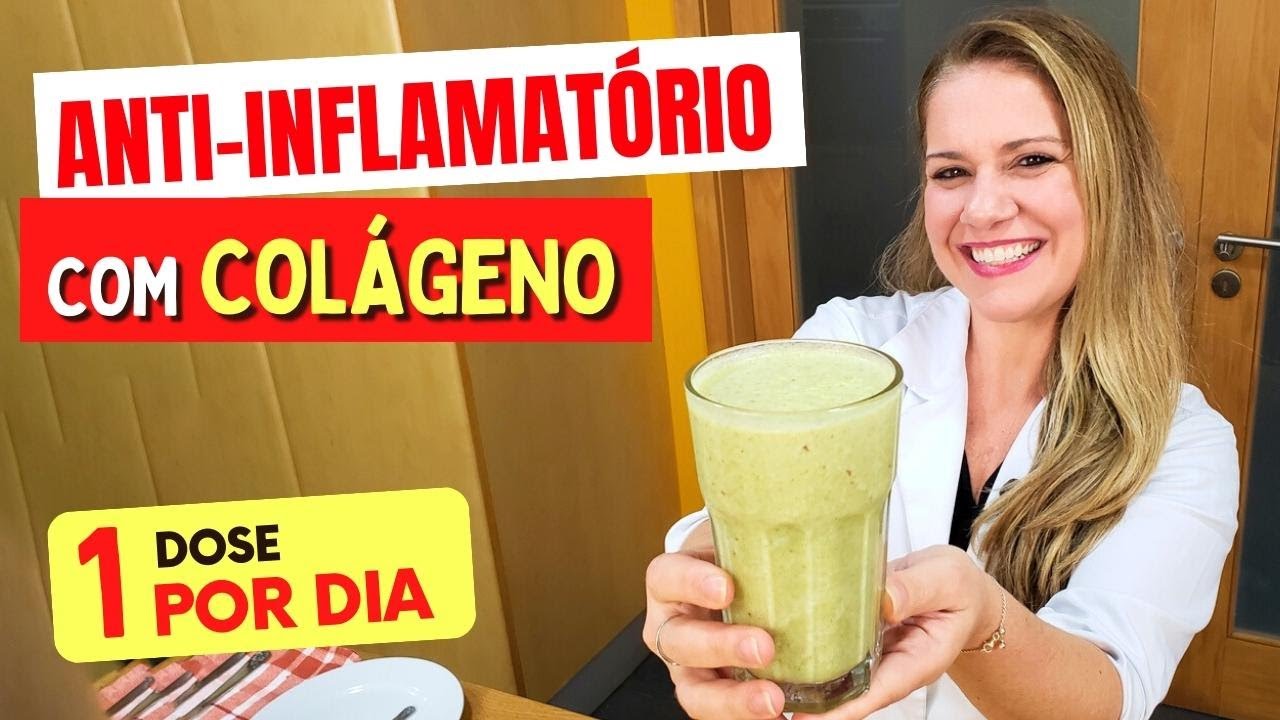 Só 1 POR DIA para PELE, ARTICULAÇÕES e CABELO (+ Colágeno e Anti-inflamatório) - Fácil e Gostoso