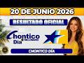 CHONTICO DÍA | RESULTADO CHONTICO DÍA HOY 20 de JUNIO 2026 🟡 #chance