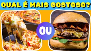 O que você prefere? | What do you prefer? | PIZZA ou HAMBURGER?