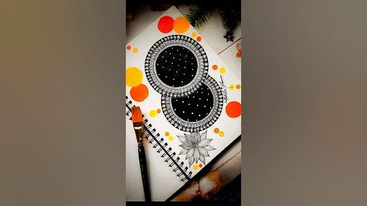 Mandala Art with acrylic colors #artist #shortsvideo #reels #youtubeshorts #viral #youtube #ytshorts