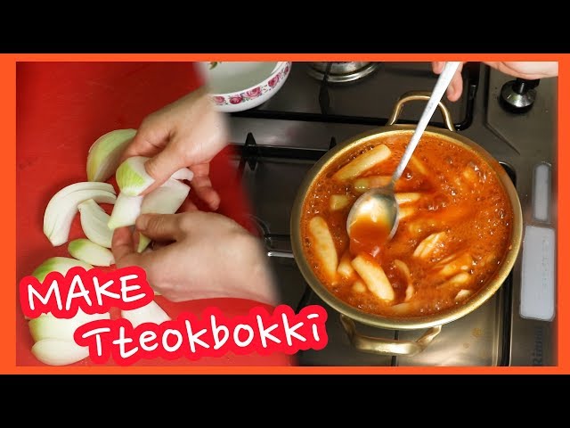 How to make Tteokbokki ~ !! 초간단 떡볶이 만들기 / EATING ASMR REALSOUNDS MUKBANG (No Talking)