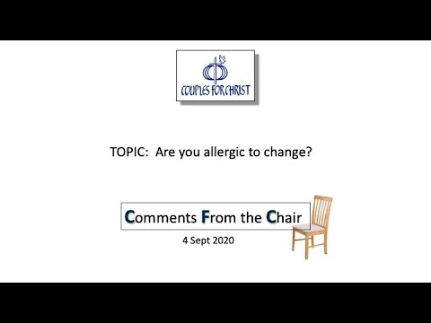 COMMENTS FROM THE CHAIR with Bro Bong Arjonillo - 4 Sept 2020