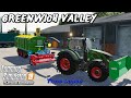 Starting a farm in Greenwich Valley | Buying equipment & a cow farm, making silage | FS19 TimeLapse