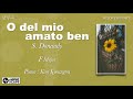 S donaudy o del mio amato ben f major piano accompaniment