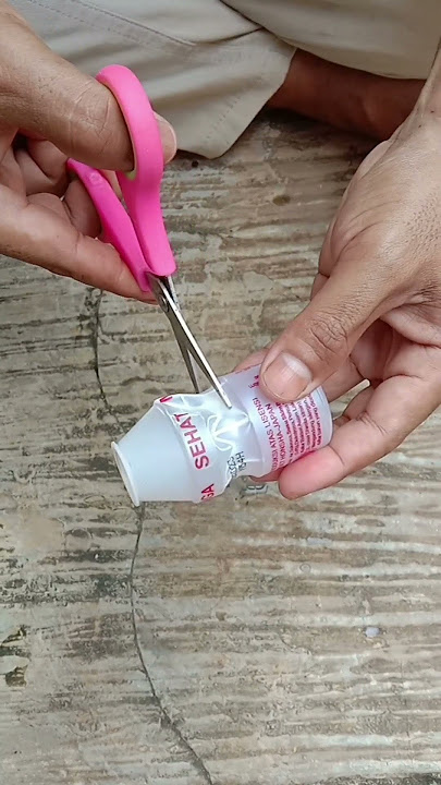 Make Pletokan from Yakult Bottles #shorts