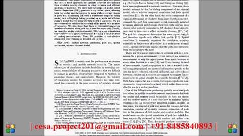 Efficient and Consistent Path Loss Model for Mobile Network Simulation