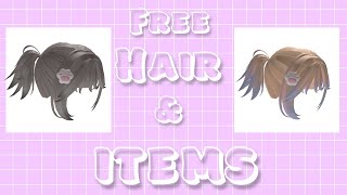 New 3 Free Hairs and Items (HURRY BEFORE THEY ARE GONE!)