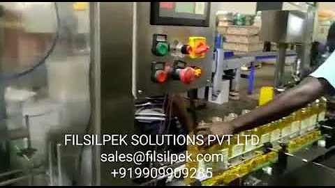 2 liter,2.5 liter, 3 Liter 5 Liter Automatic #oil filling machine - Filsilpek - 919054294961